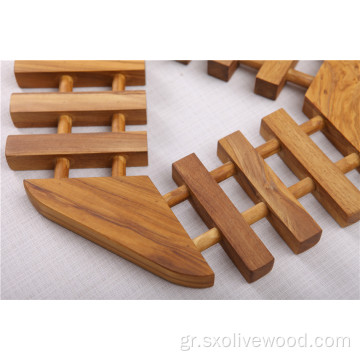 Trivet / Coaster ξύλου υψηλής ποιότητας